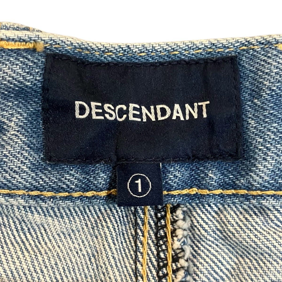 DESCENDANT 25SS「DIY Denim Shorts」デニムショートパンツ 古着・中古-5枚目のアイテム画像