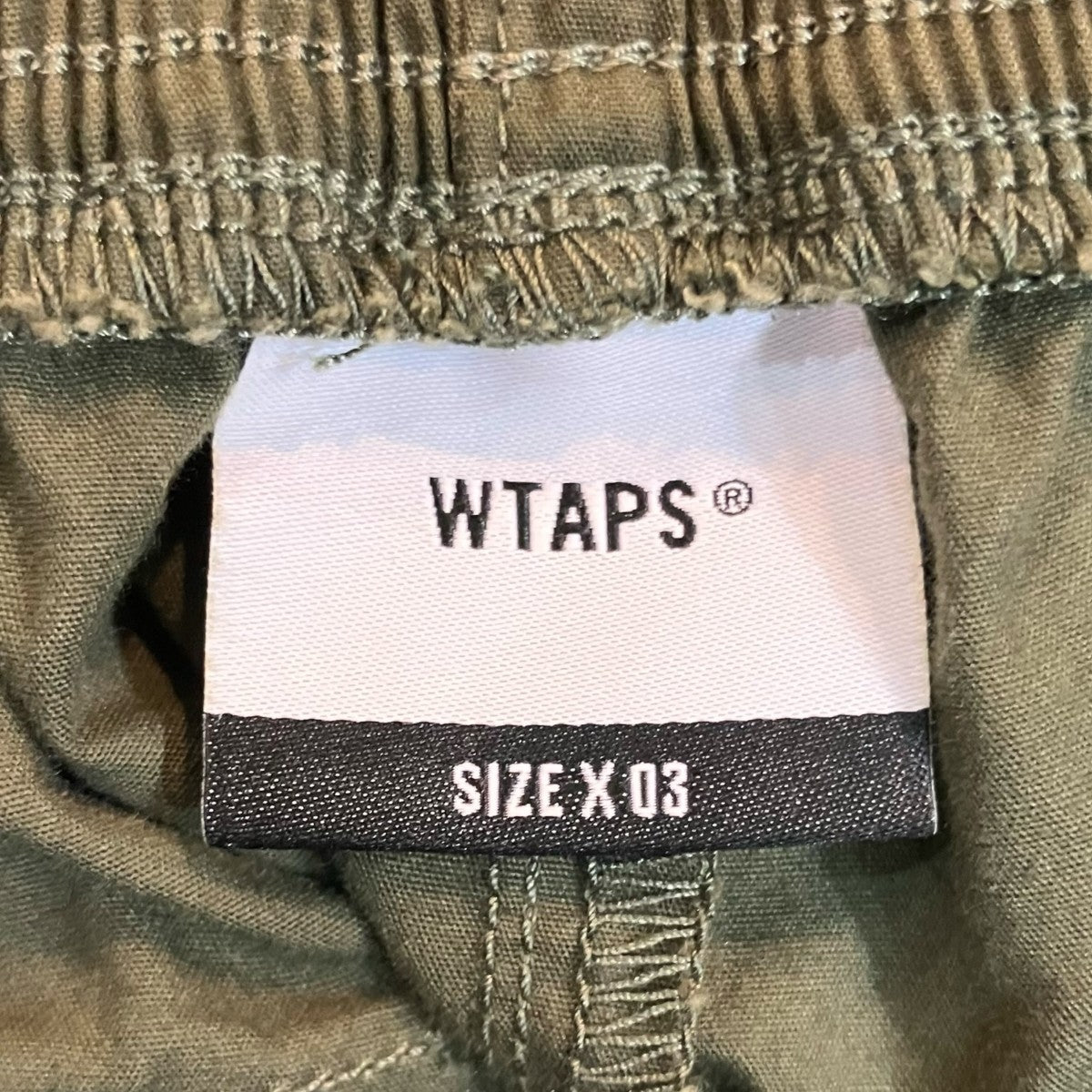 WTAPS 25SS「MILS2001 SHORTS COTTON． WEATHER」ショートパンツ251WVDTPTM01S 古着・中古-5枚目のアイテム画像