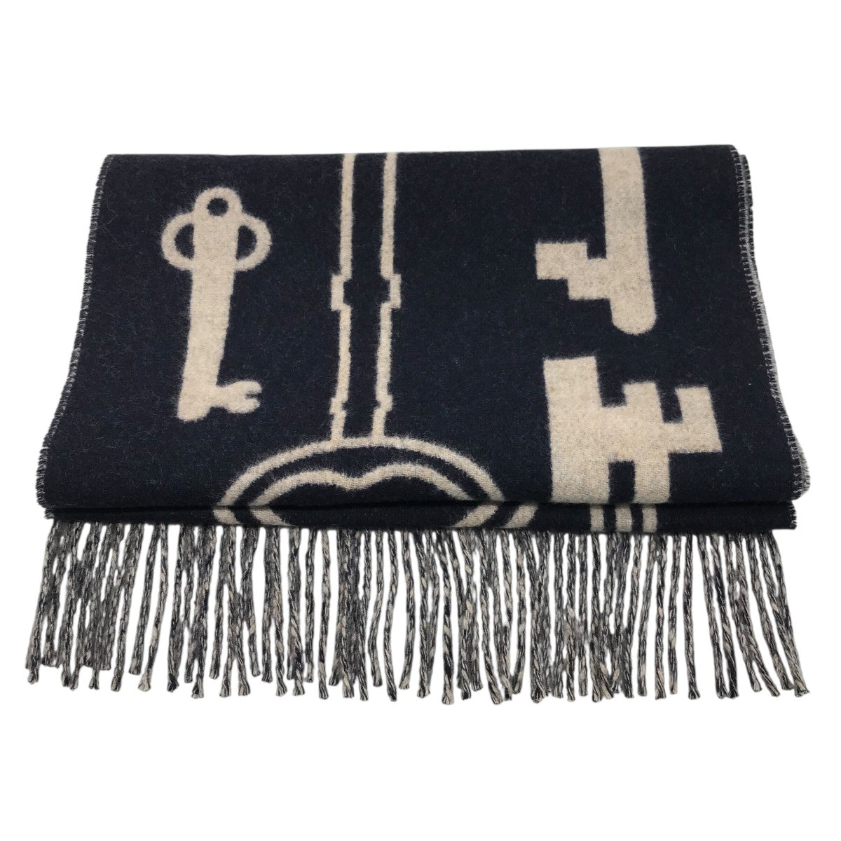 【新品未使用】 エルメス マフラー カザック・キーコレクション HERMES エルメス マフラー 160×30 カザック・キーコレクション