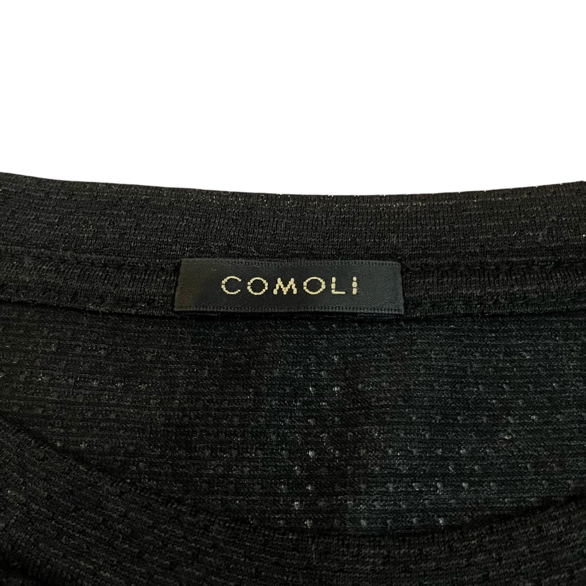 COMOLI ウールメッシュ ノースリーブ TシャツB01 05033 古着・中古-4枚目のアイテム画像