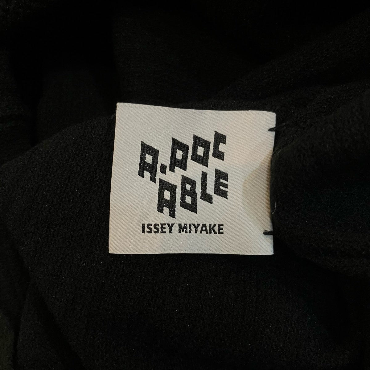 A-POC ABLE ISSEY MIYAKE 「TYPE-A BASICS」ニットシャツAT55KK423 古着・中古-5枚目のアイテム画像