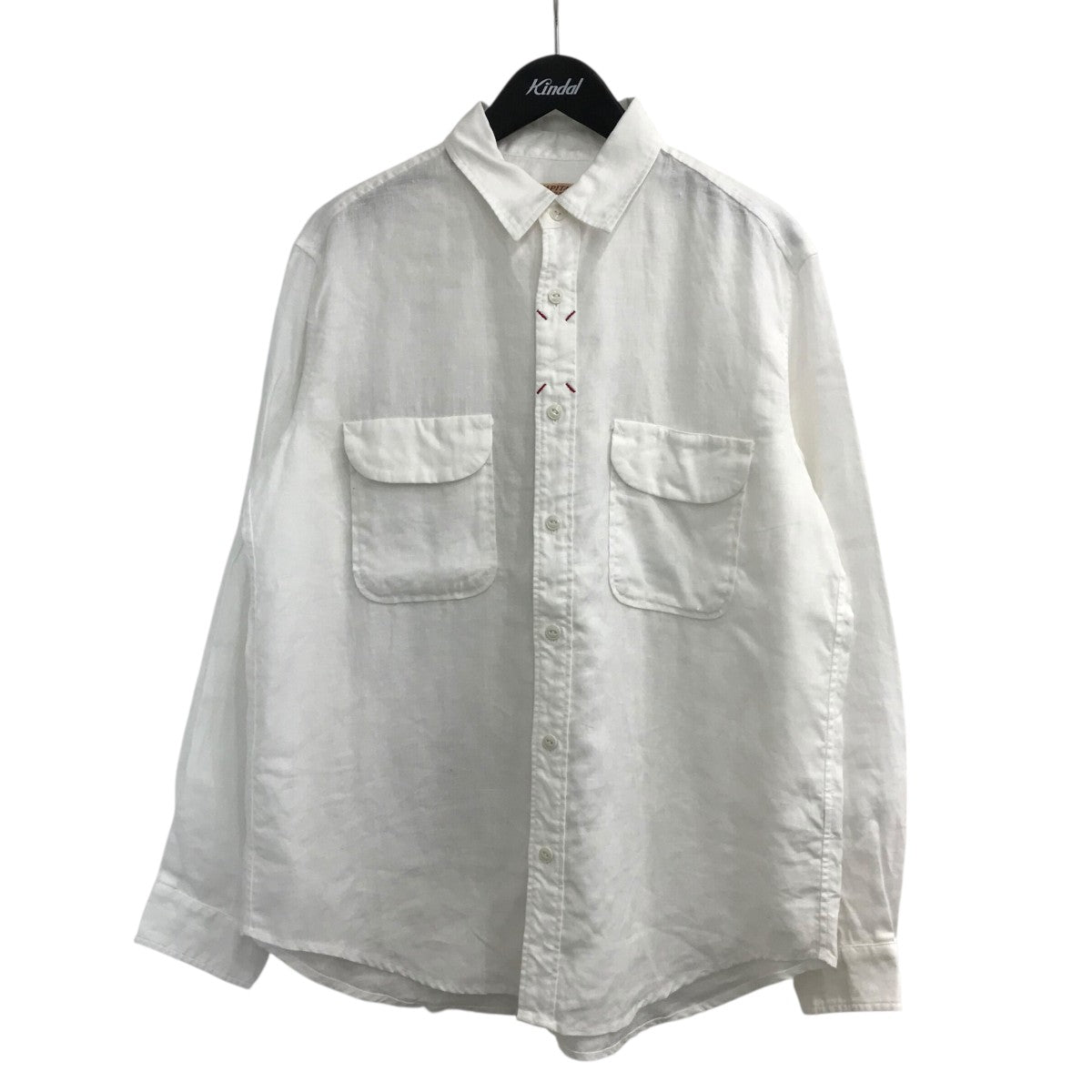 KAPITAL(キャピタル) リネン クリップシャツEK 1599LSA EK 1599LSA