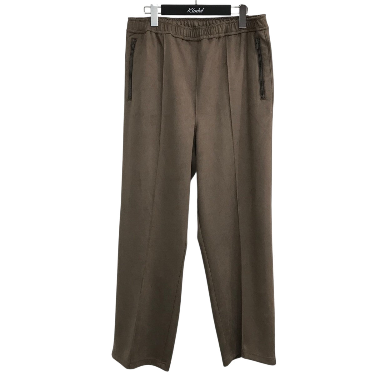 「【50th Anniv ． 中田 慎介】 SUEDE LIKE HOUND’S TOOTH TRACK PANTS」スウェードライクトラックパンツM0154FP703