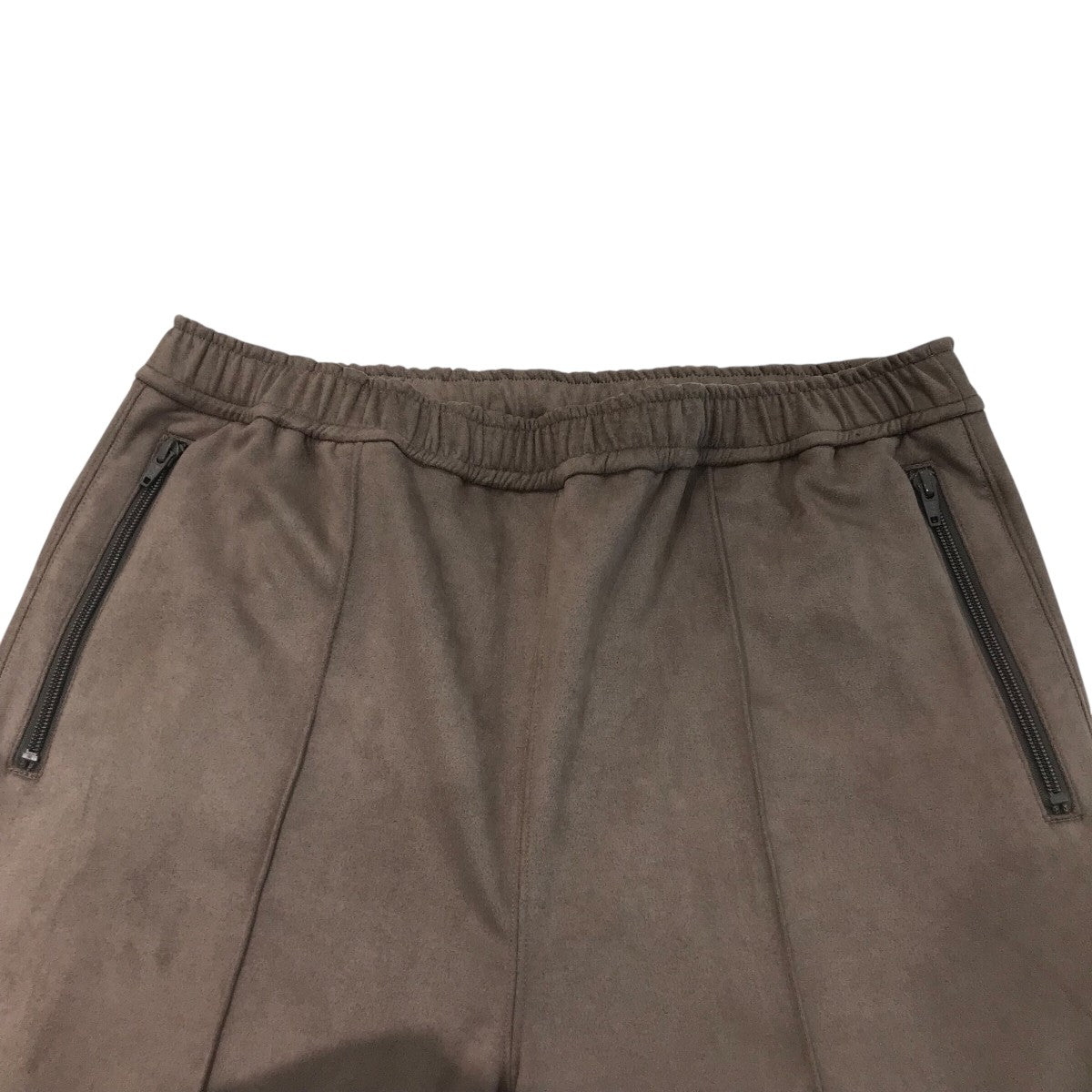 「【50th Anniv ． 中田 慎介】 SUEDE LIKE HOUND’S TOOTH TRACK PANTS」スウェードライクトラックパンツM0154FP703