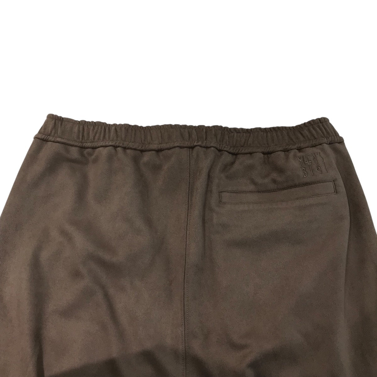 「【50th Anniv ． 中田 慎介】 SUEDE LIKE HOUND’S TOOTH TRACK PANTS」スウェードライクトラックパンツM0154FP703