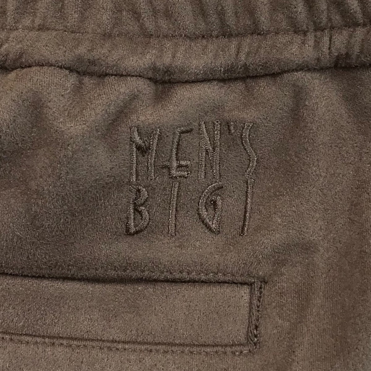 「【50th Anniv ． 中田 慎介】 SUEDE LIKE HOUND’S TOOTH TRACK PANTS」スウェードライクトラックパンツM0154FP703