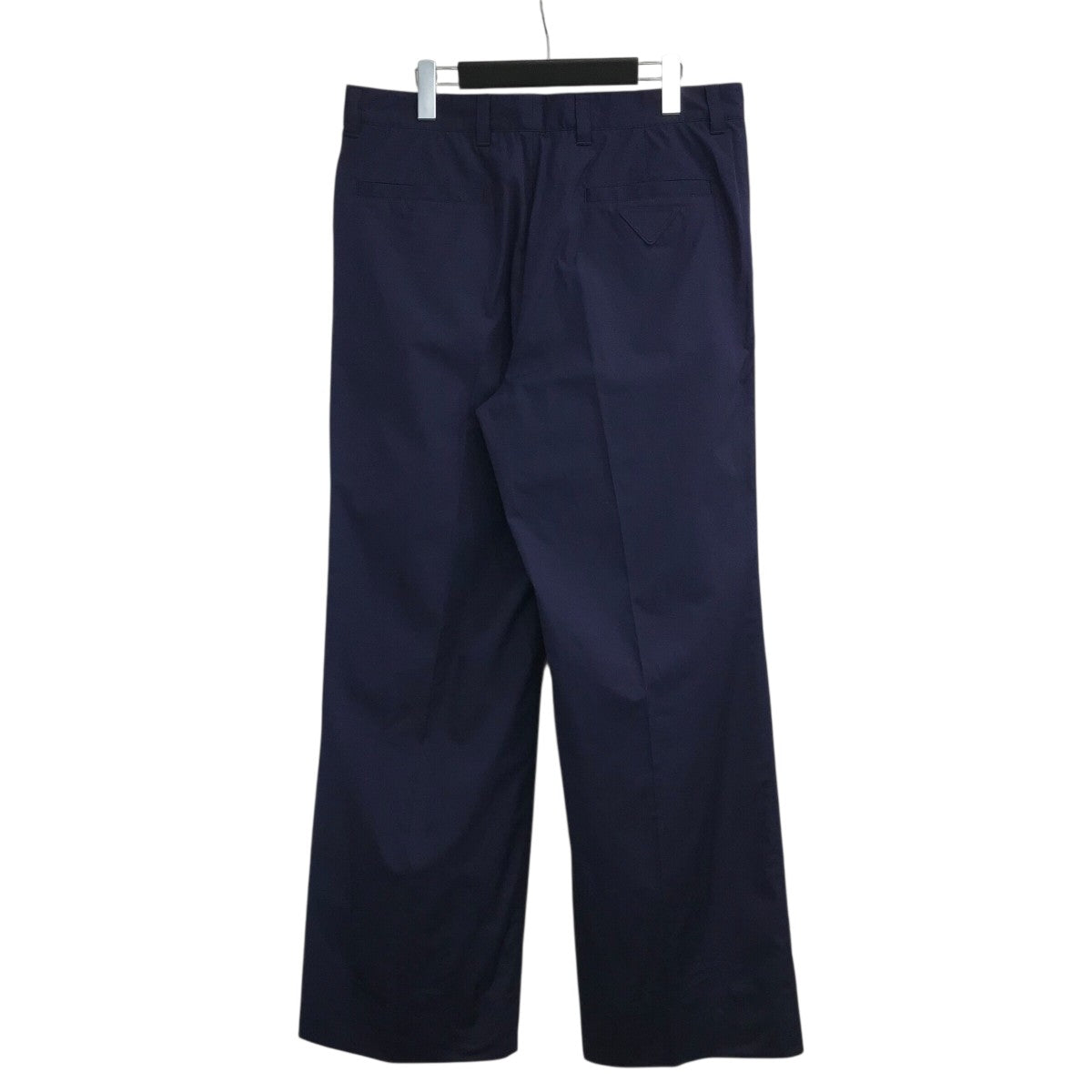 PRADA(プラダ) チェックストレート ワイドスラックスパンツ ブラウン