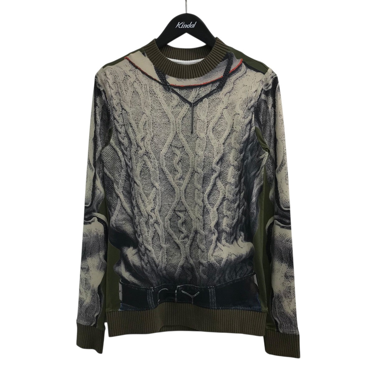 Y． PROJECT×Jean Paul GAULTIER グラフィックプリント長袖Tシャツ