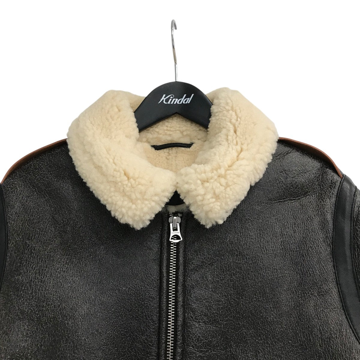 値下　ACNE アクネ ムートンジャケット ブルーグレー　50サイズ 値下 ACNE アクネ ムートンジャケット ブルーグレー 50サイズ