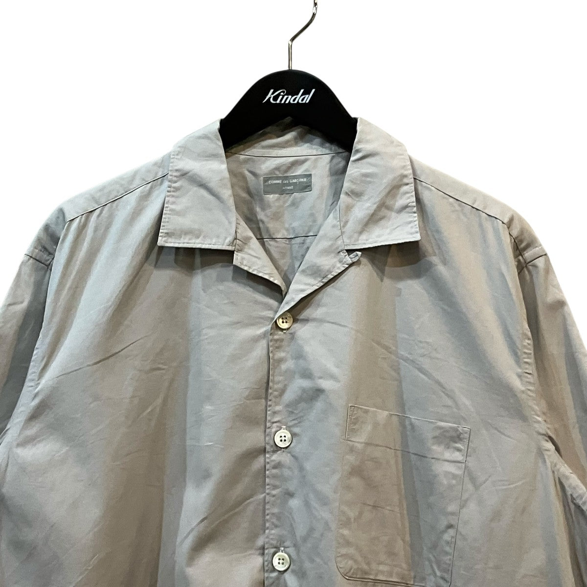 COMME des GARCONS HOMME 「AD1996 田中オム」オープンカラー半袖シャツHB 020480 古着・中古-3枚目のアイテム画像