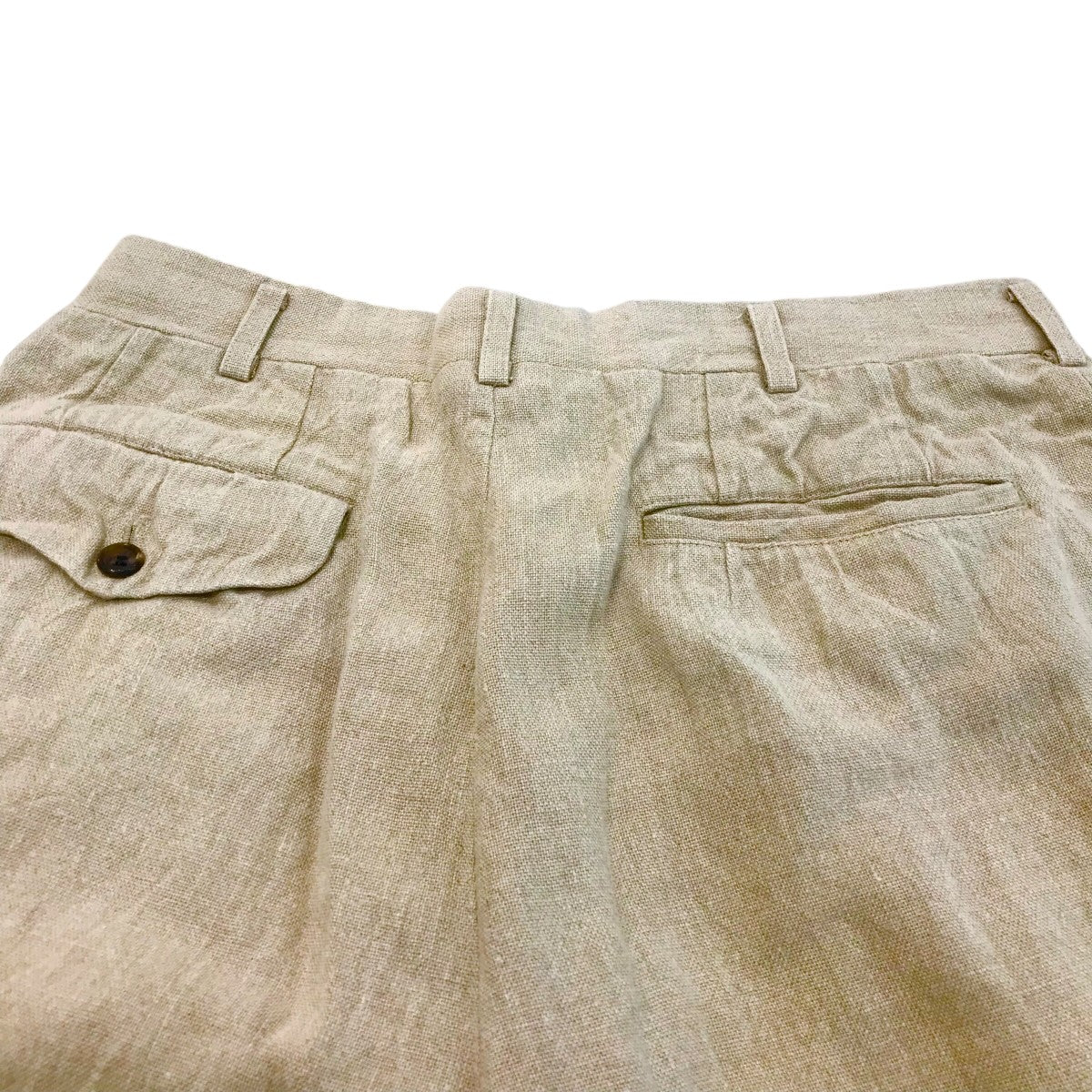 COMME des GARCONS HOMME 「AD1993 田中オム」リネンパンツHP 16045M 古着・中古-4枚目のアイテム画像