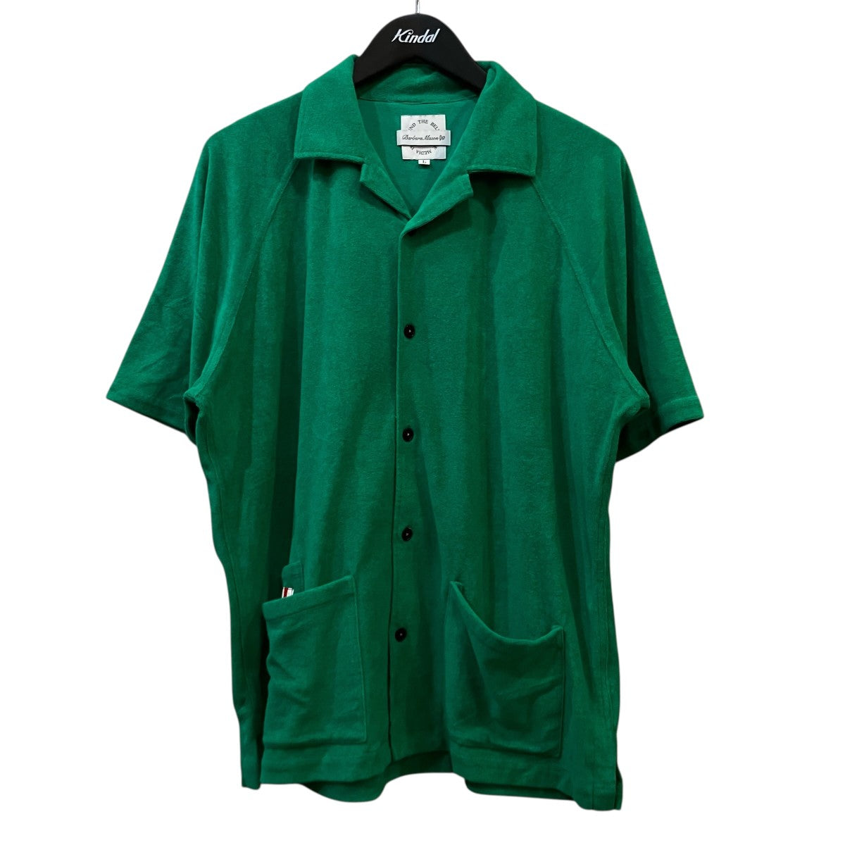 Barbara Mason Jr 「CALVIN MASON BARBER SHIRT」半袖シャツ 古着・中古-1枚目のアイテム画像