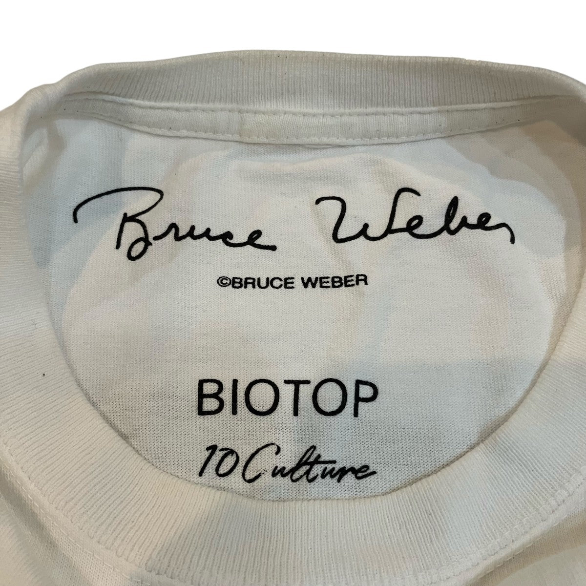 BIOTOP×Bruce Weber プリントTシャツ 古着・中古-5枚目のアイテム画像