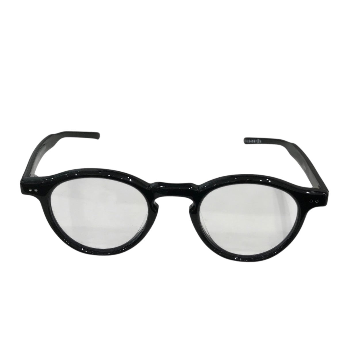 GENTLE MONSTER MM-116 ブラック ラウンドサングラス GENTLE MONSTER×Maison Margiela 「MM116」眼鏡 ブラック｜【公式