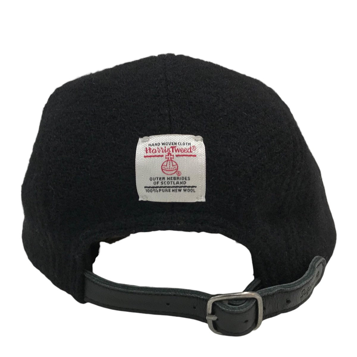 帽子 SUPREME x Harris Tweed Cap Supreme Harris Tweed 5 Panel Strapback Hat / Cap - Black | eBay