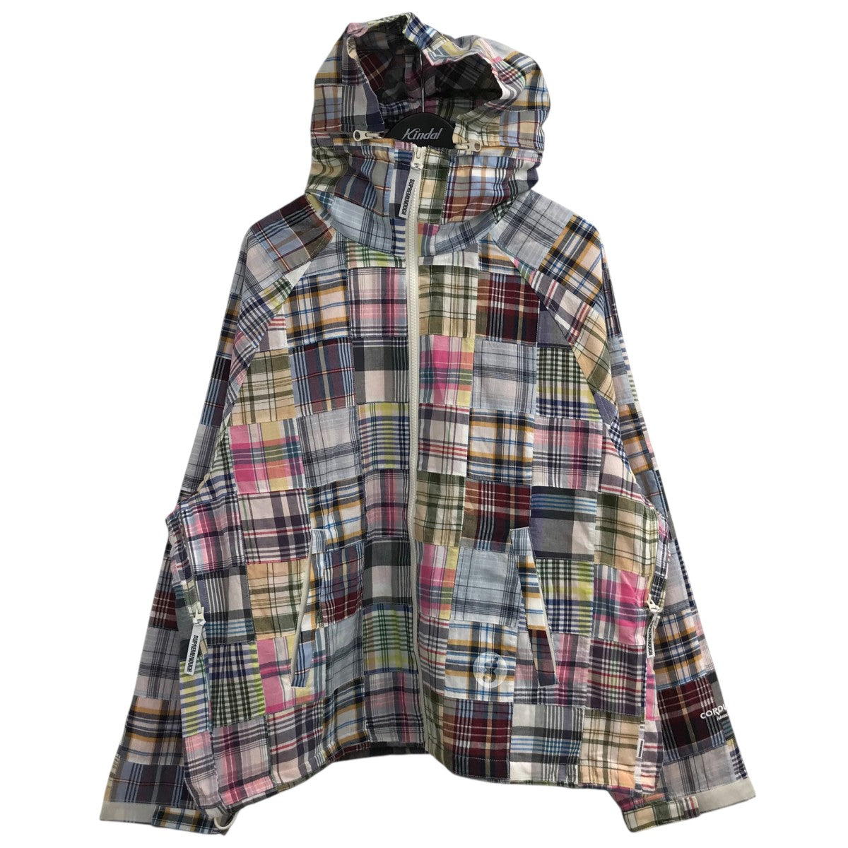 Supreme×GOODENOUGH 25SS「Patchwork Madras Hooded Jacket」パッチワークマドラスフーデッドジャケット 古着・中古-1枚目のアイテム画像