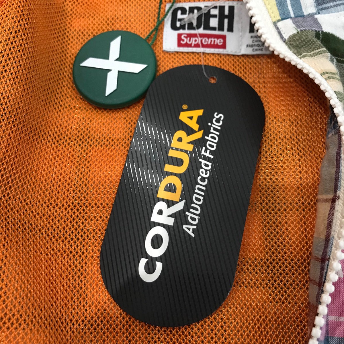 Supreme×GOODENOUGH 25SS「Patchwork Madras Hooded Jacket」パッチワークマドラスフーデッドジャケット 古着・中古-8枚目のアイテム画像