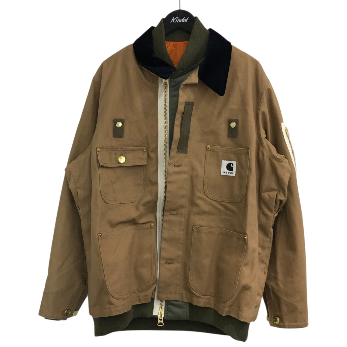 23AW「Canvas x MA-1 JK Michigan」MA-1ジャケット23 03110M