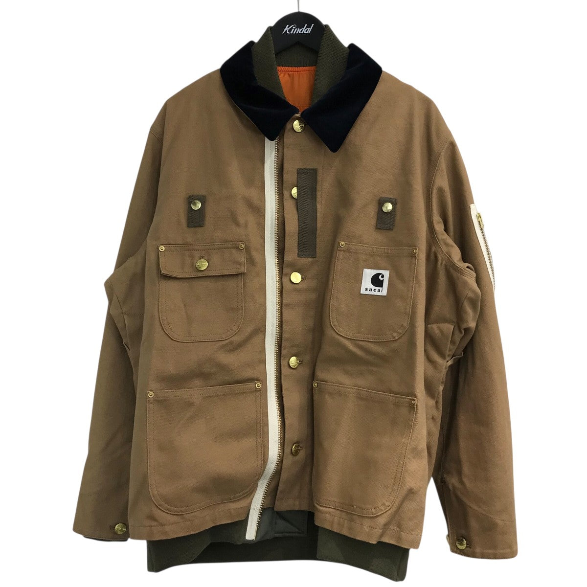 23AW「Canvas x MA-1 JK Michigan」MA-1ジャケット23 03110M