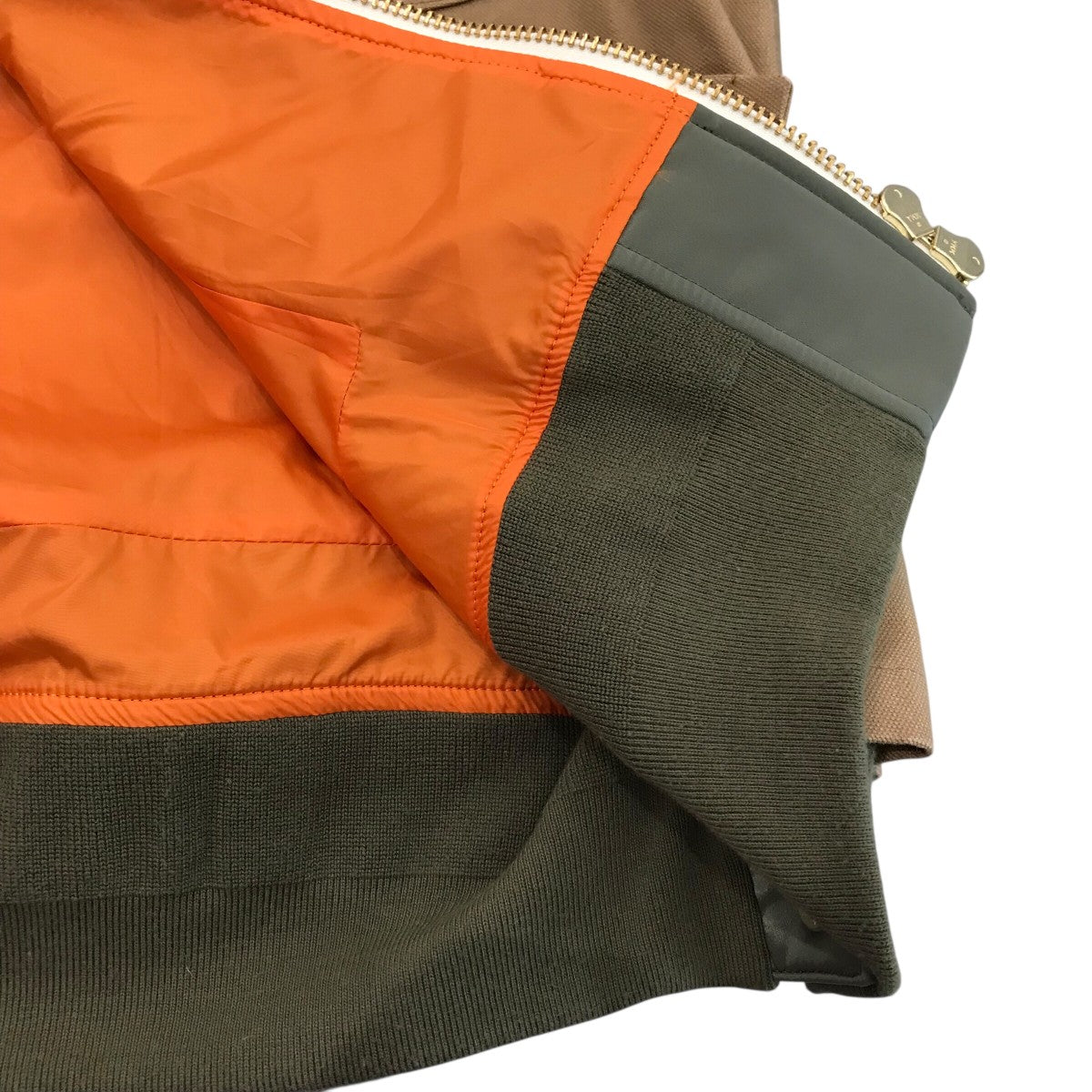 CarHartt×sacai 23AW「Canvas x MA-1 JK Michigan」MA-1ジャケット23