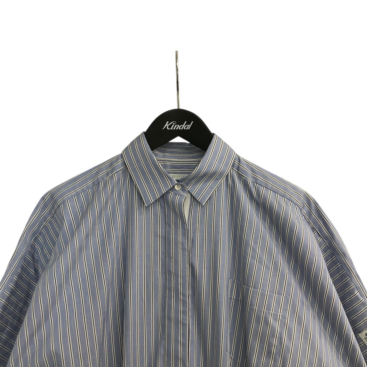 sacai ✖️THOMAS MASON ストライプ 半袖ワンピース　size 1 sacai ✖️THOMAS MASON ストライプ 半袖ワンピース size 1