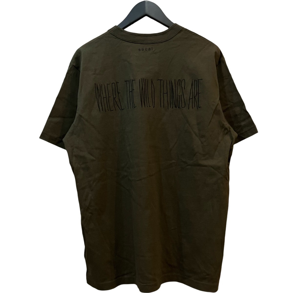 sacai 25SS「WHERE THE WILD THINGS ARE T-Shirt」プリントTシャツ25 01008S 古着・中古-2枚目のアイテム画像