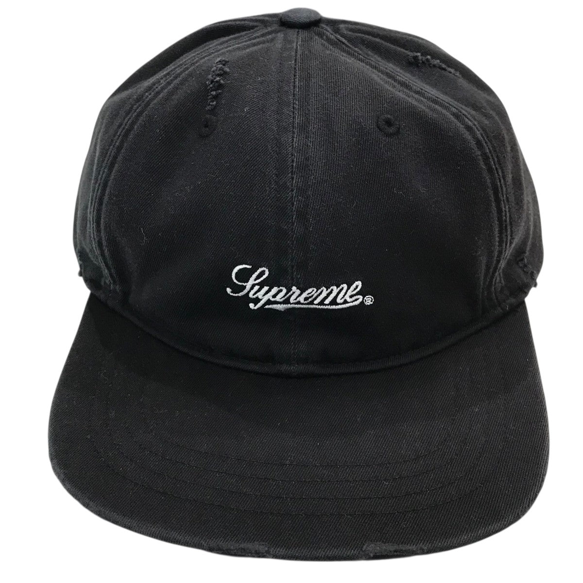 25AW「Distressed Script 6-Panel」キャップ