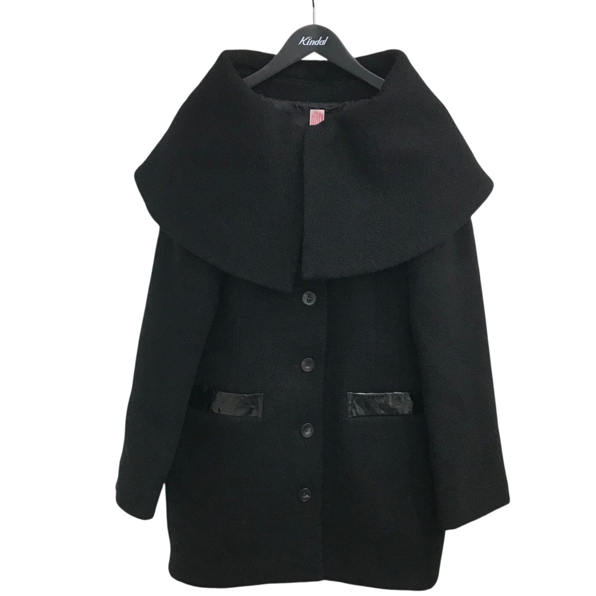 25AW「BOUCLE WOOL CAPE COAT」バックルウールケープコートFTC254 0304
