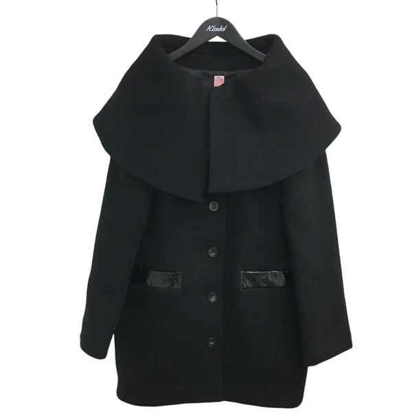 FETICO(フェティコ) 25AW「BOUCLE WOOL CAPE COAT」バックルウール