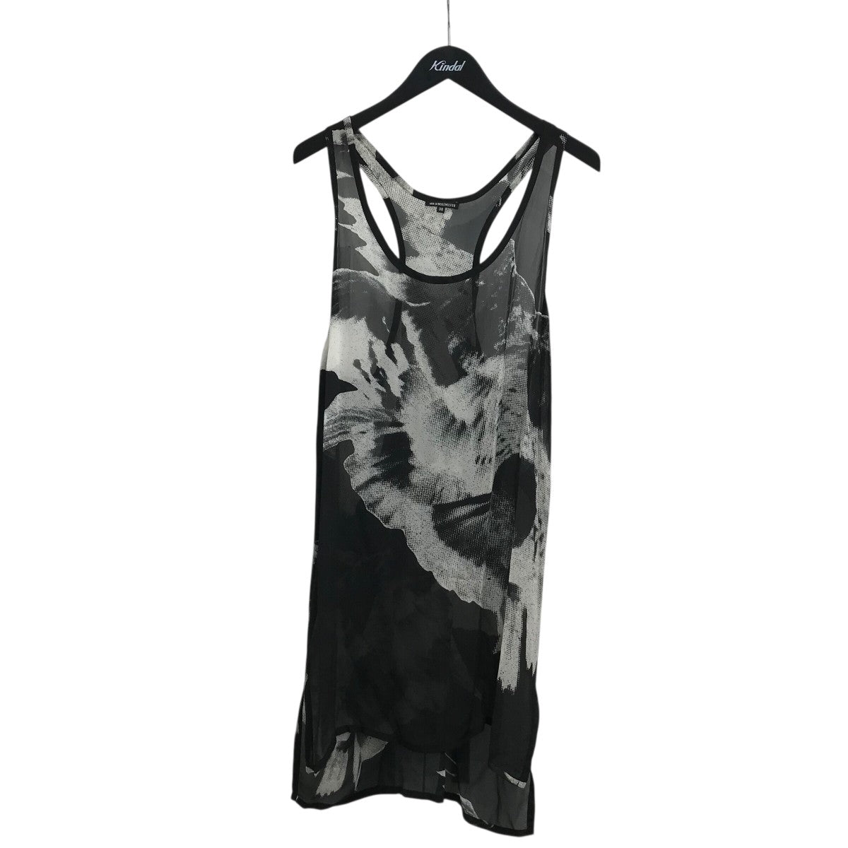 ANN DEMEULEMEESTER(アンドゥムルメステール) シルクタンクトップ352