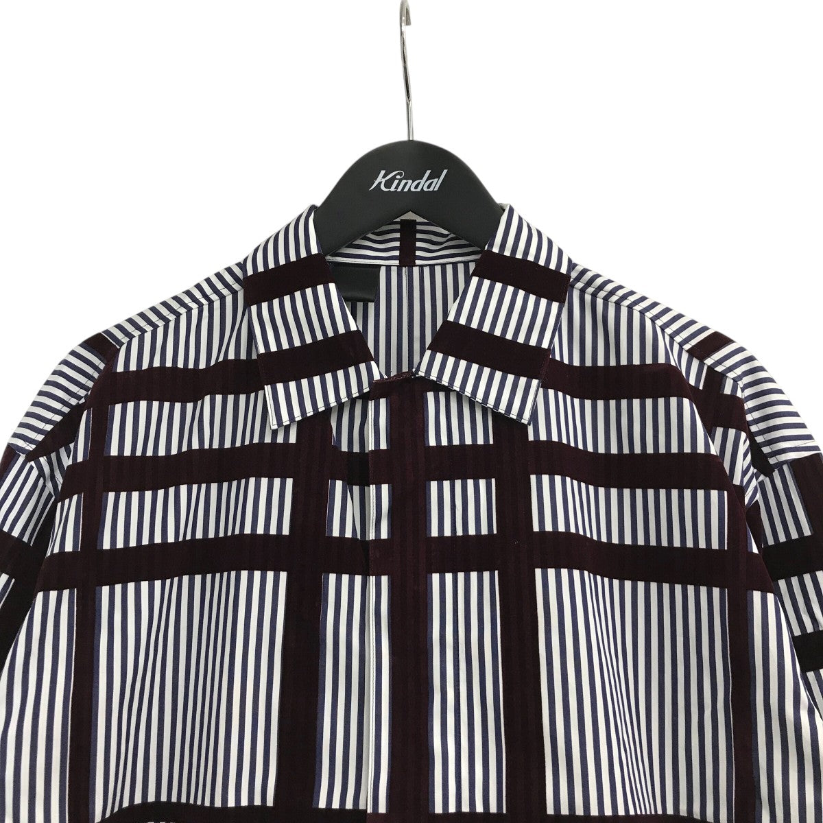 25AW「SHIRT BLOUSON」ベロアテープストライプシャツブルゾン2252 SH25 019