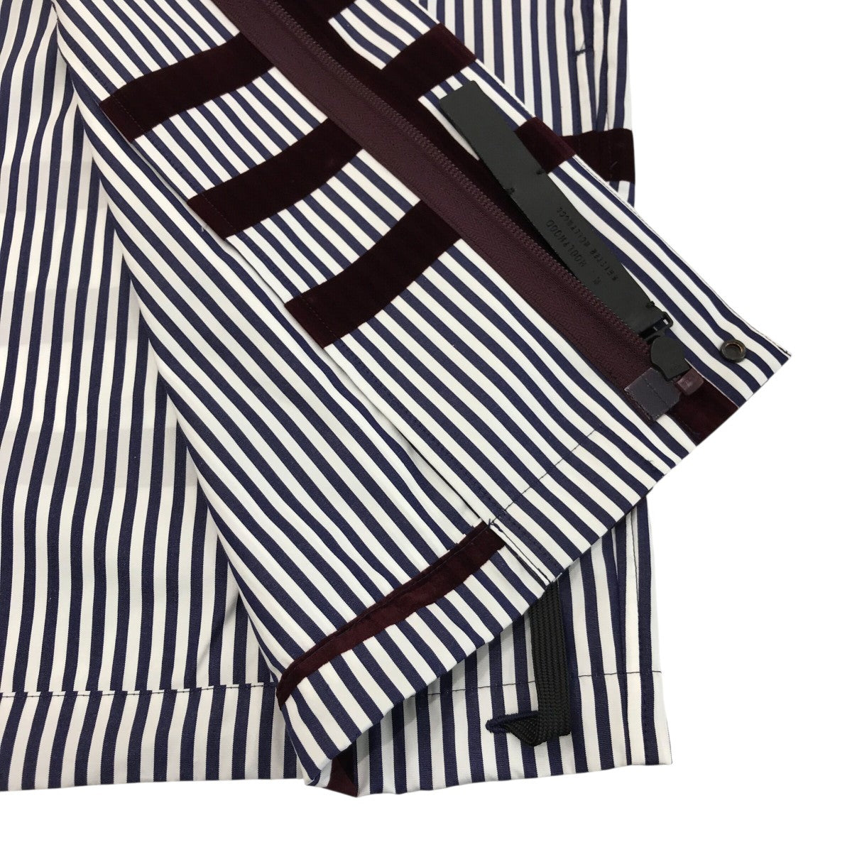 25AW「SHIRT BLOUSON」ベロアテープストライプシャツブルゾン2252 SH25 019