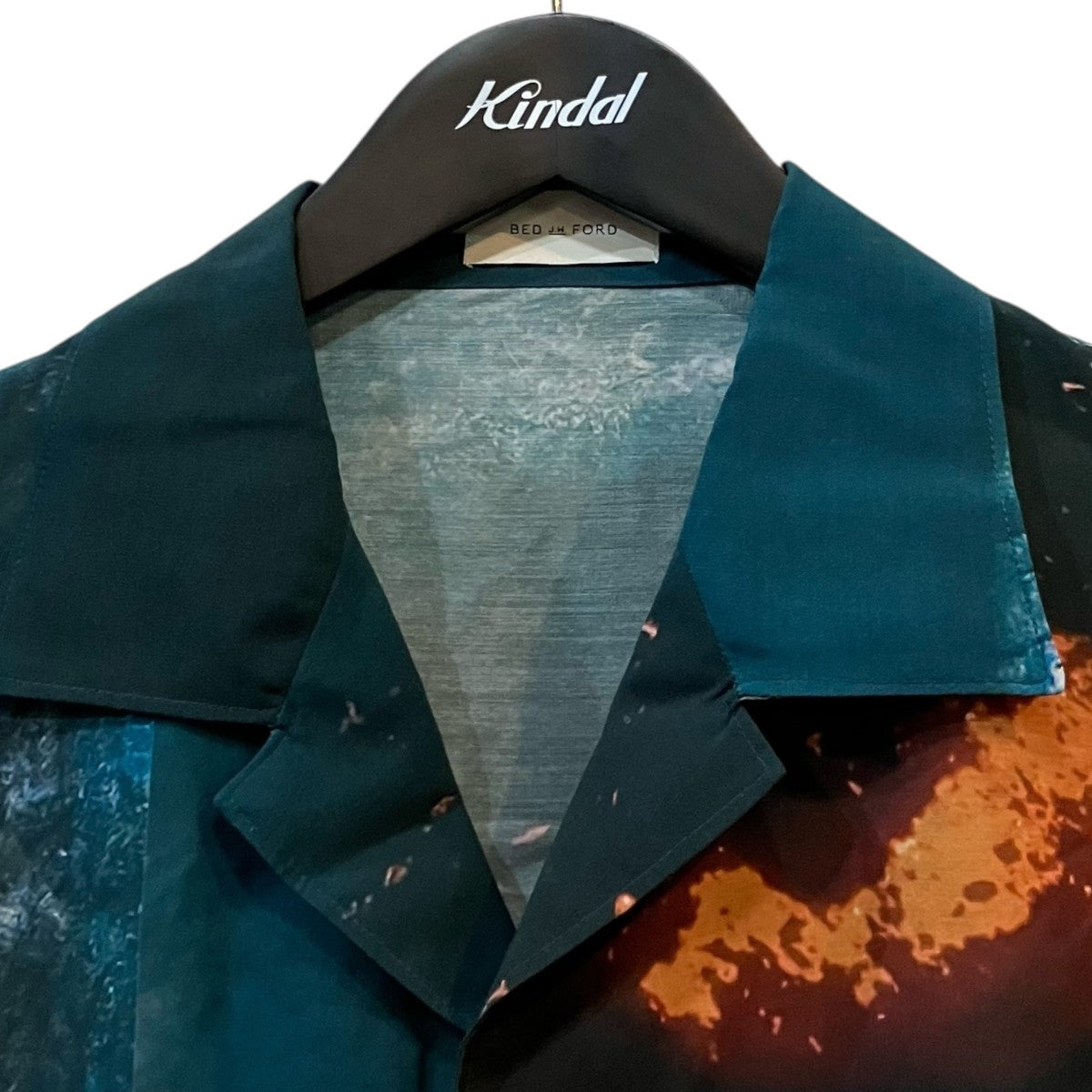 BED J．W． FORD Open collar half sleeve IWAMOTO blouse グラフィックオープンカラー半袖シャツ 古着・中古-3枚目のアイテム画像