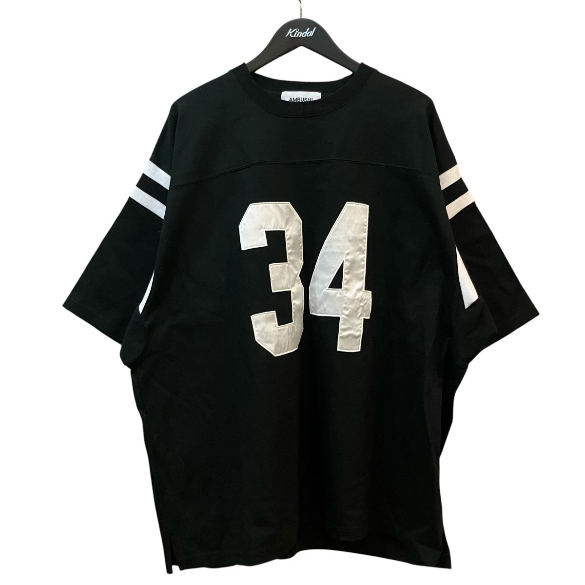 AMBUSH 「FOOTBALL S S T-SHIRT」フットボールTシャツ12115763 古着・中古-1枚目のアイテム画像