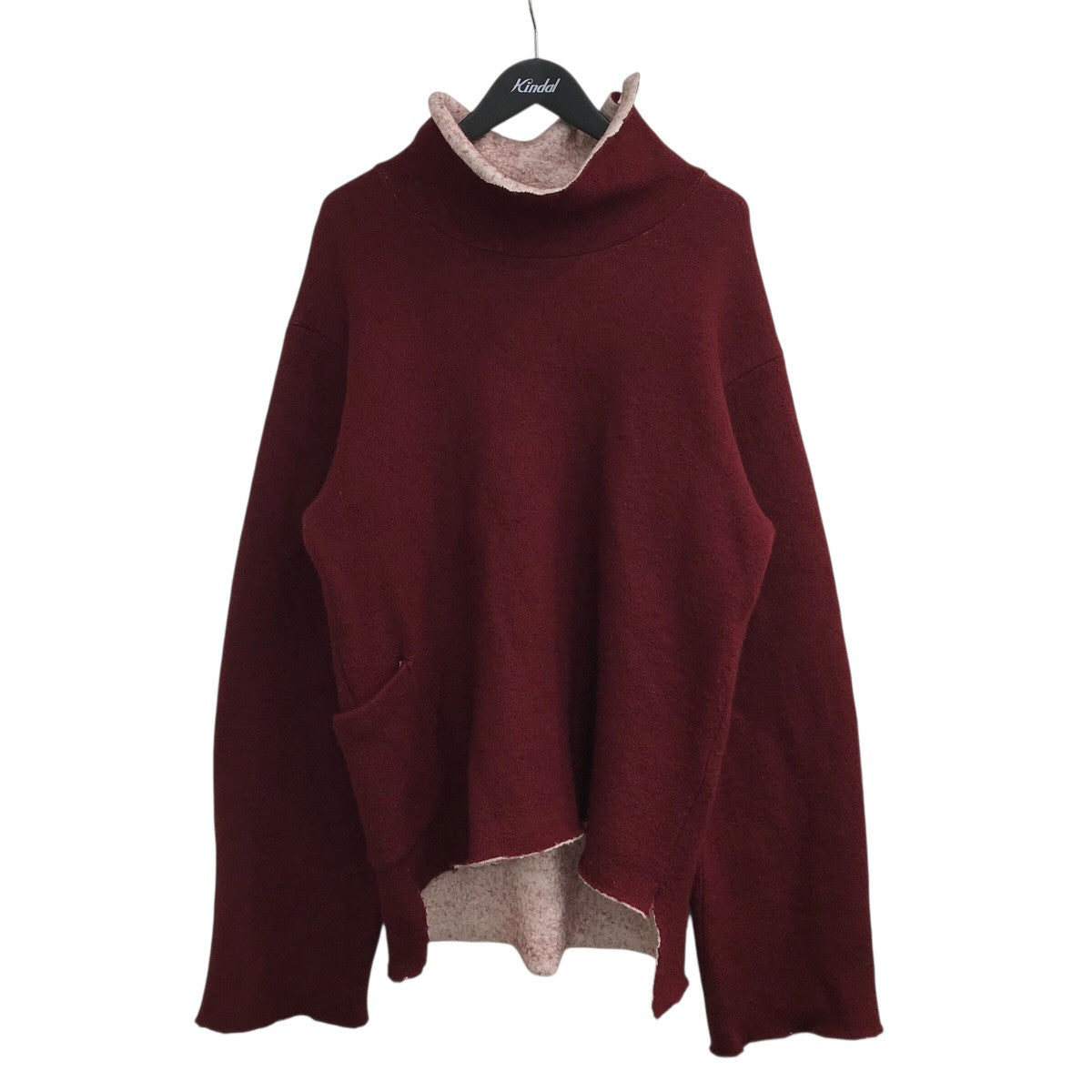18AW「W FACE WOOL TURTLE」タートルネックニット18A05