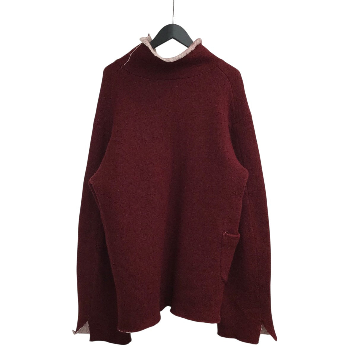 18AW「W FACE WOOL TURTLE」タートルネックニット18A05