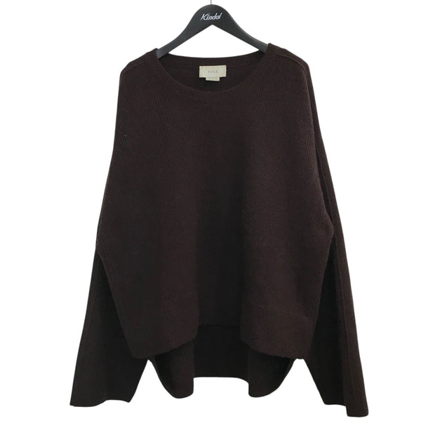 YOKE / ニット・セーター(厚手)/M/アルパカ/BRW/YK18AW0007S/毛玉有り YOKE(ヨーク) アルパカニットYK18AW0007S YK18AW0007S ブラウン サイズ
