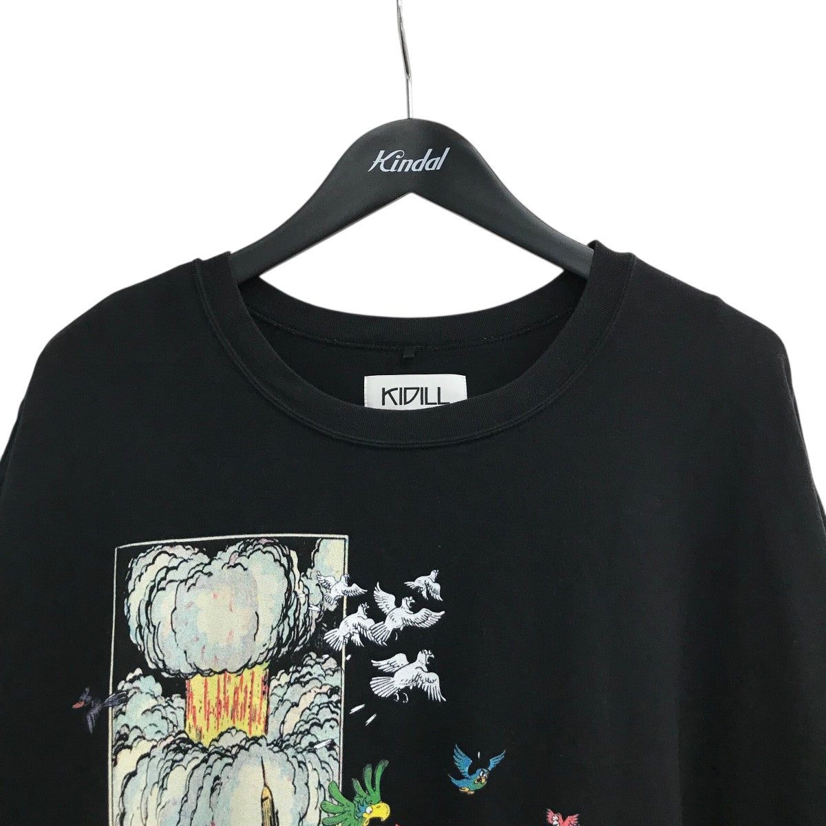 トップス KIDILL / BOOM Long Sleeve Double Tshirts KIDILL(キディル) 「BOOM! LONG SLEEVE DOUBLE」レイヤードTシャツ