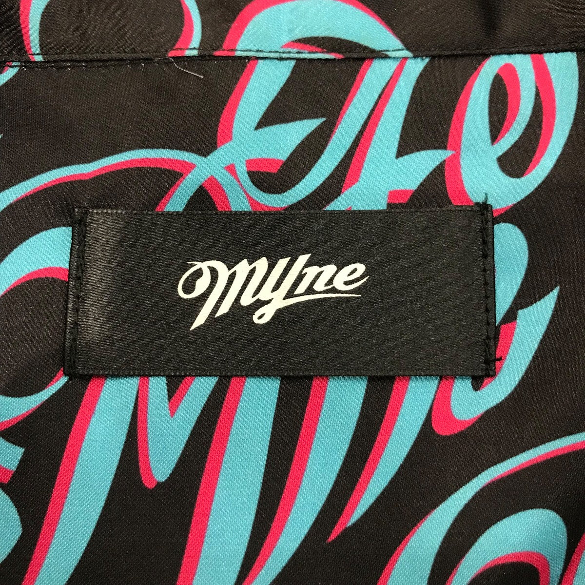 MYNE 「MONOGRAM L S SHIRTS」総柄シャツG05SH163 古着・中古-5枚目のアイテム画像