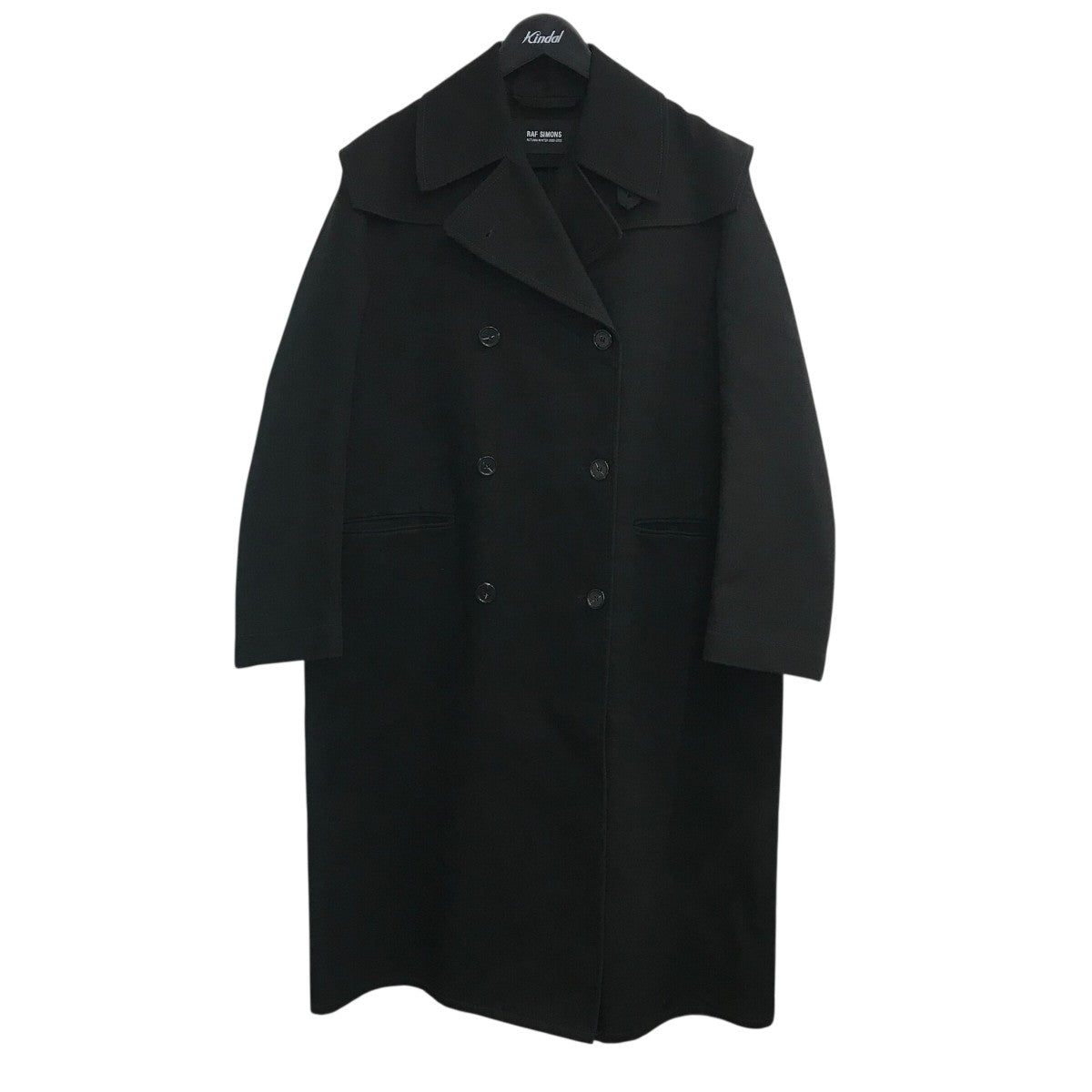 RAF SIMONS(ラフシモンズ) コットンダブルロングコートMOD222 W628