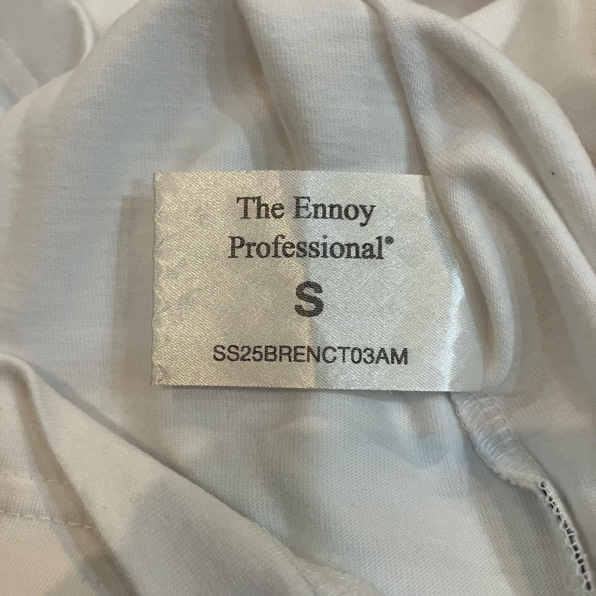THE ENNOY PROFESSIONAL 25SS「CIRCLE ? DRIP T-SHIRT」プリントTシャツSS25BRENCT03AM 古着・中古-5枚目のアイテム画像