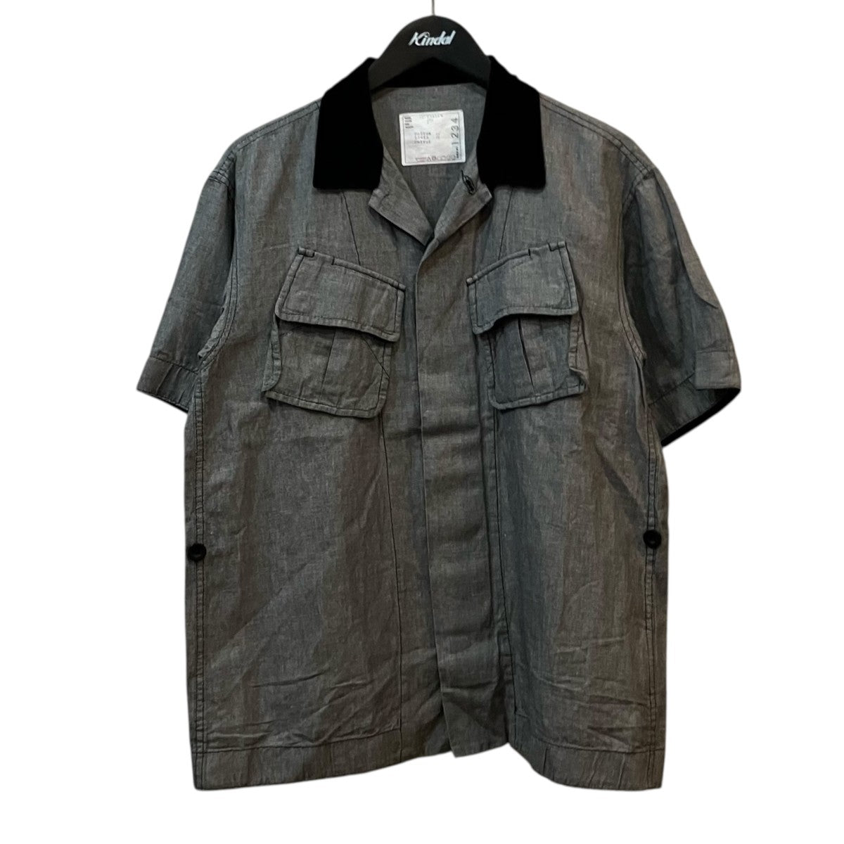 sacai Dungaree Shirt 半袖シャツ 古着・中古-1枚目のアイテム画像
