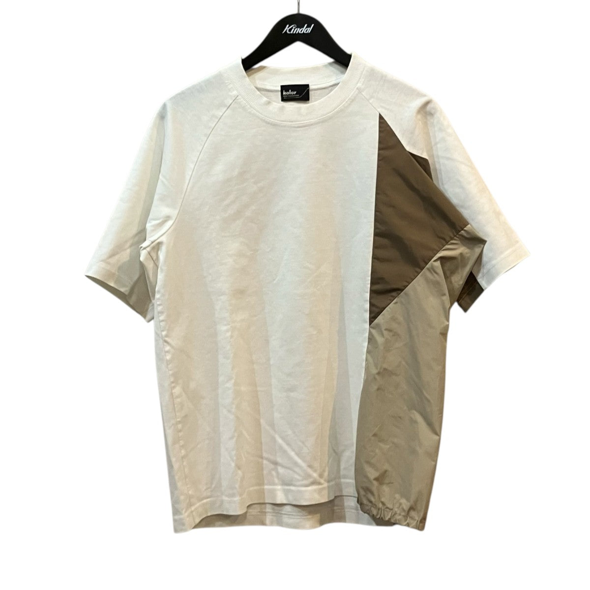 KOLOR ペーパー天竺TEE 切替Tシャツ 古着・中古-1枚目のアイテム画像
