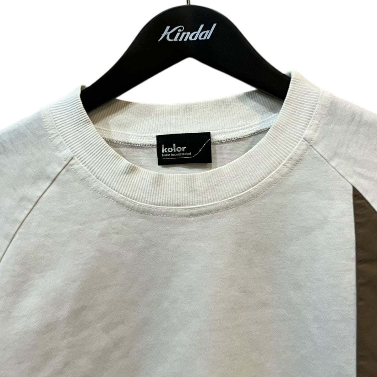 KOLOR ペーパー天竺TEE 切替Tシャツ 古着・中古-3枚目のアイテム画像
