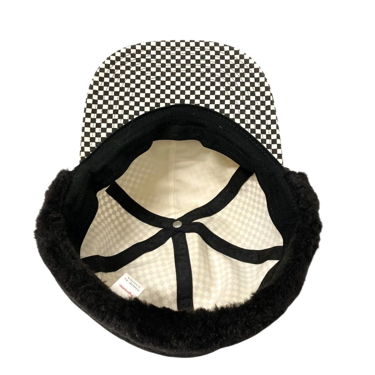 Supreme(シュプリーム) Earflap 6-Panelイヤーキャップ ブラック