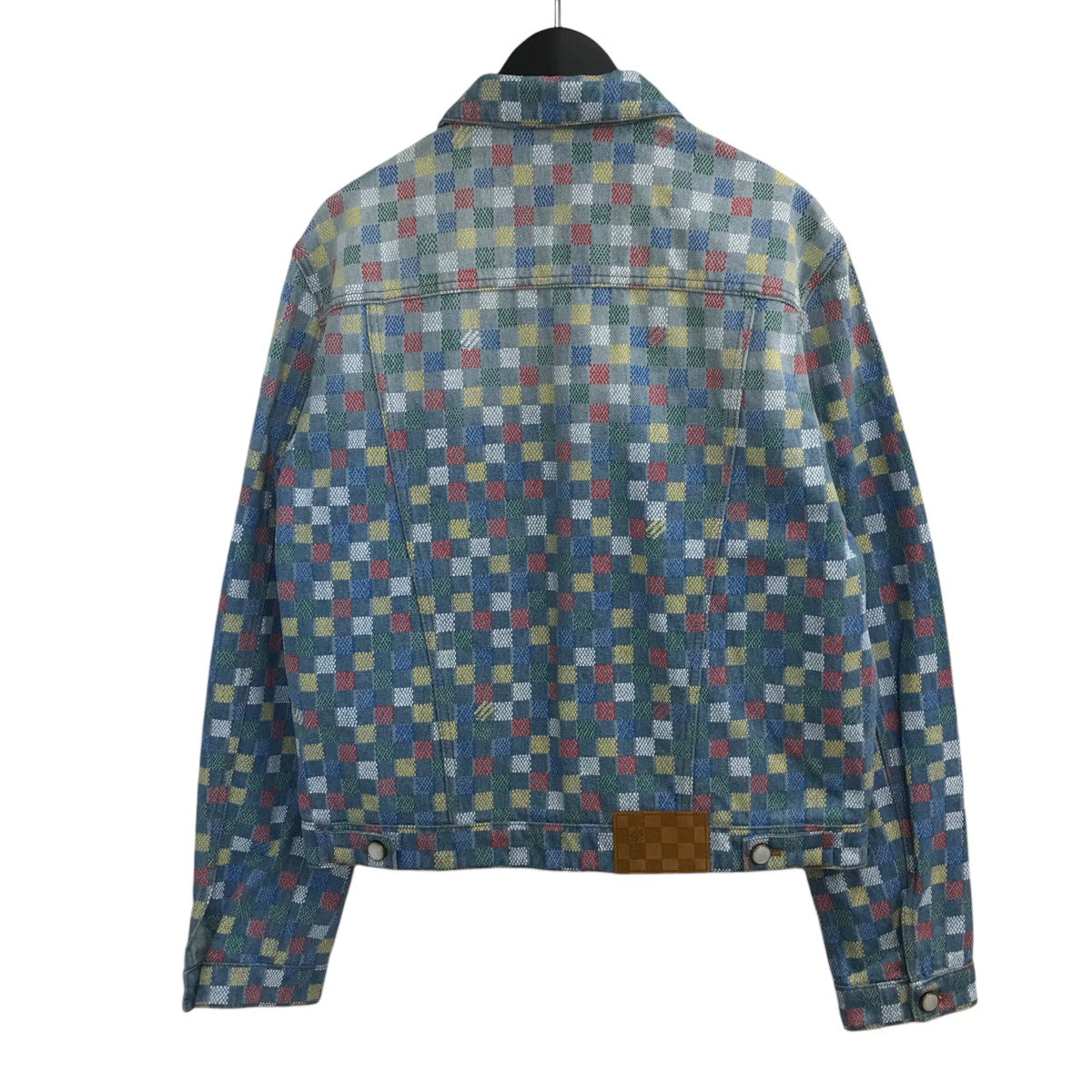LOUIS VUITTON 25SSダミエデニムトラッカージャケットRM251M J16 HSA72W 古着・中古-2枚目のアイテム画像