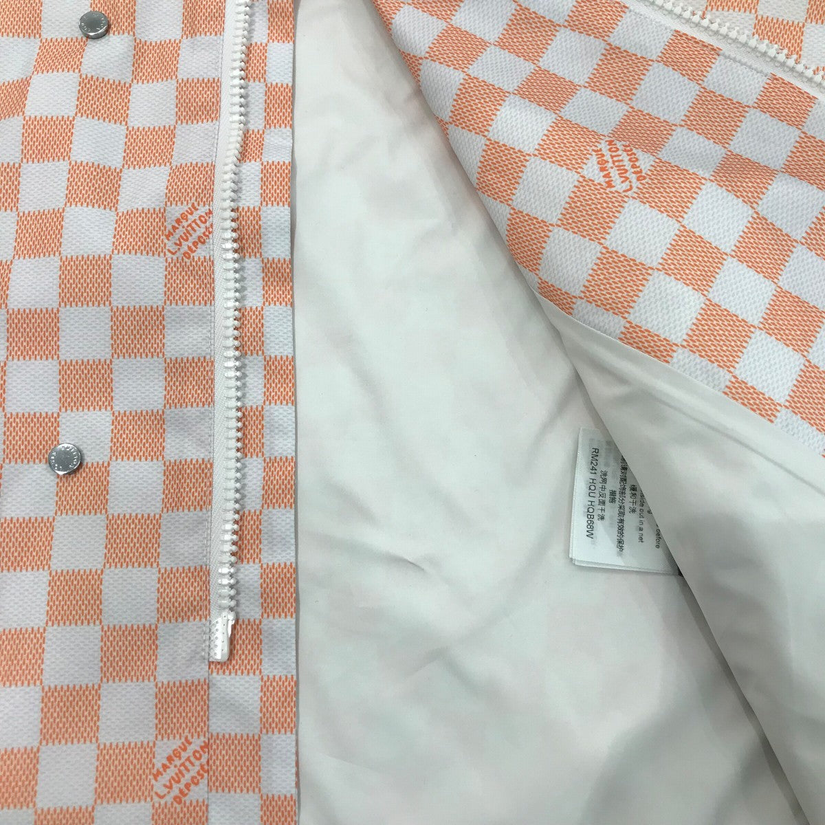 LOUIS VUITTON ダミエウインドブレーカーRM241 HQU HQB68W 古着・中古-8枚目のアイテム画像
