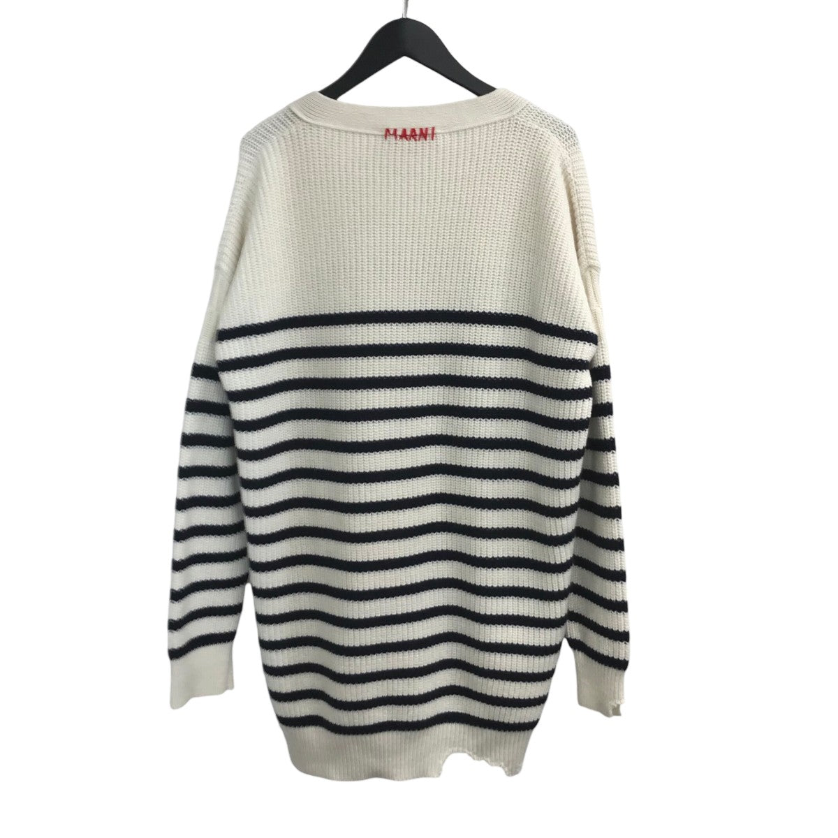 MARNI 24SSボーダー柄ボタンカーディガンCDMG0127Q0 古着・中古-2枚目のアイテム画像
