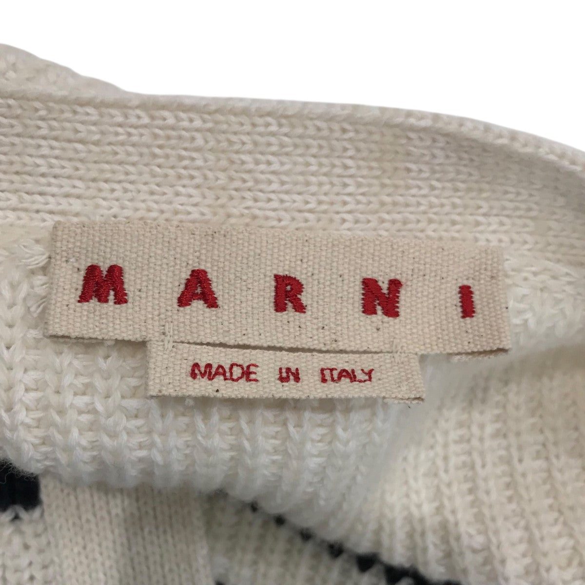 MARNI 24SSボーダー柄ボタンカーディガンCDMG0127Q0 古着・中古-5枚目のアイテム画像