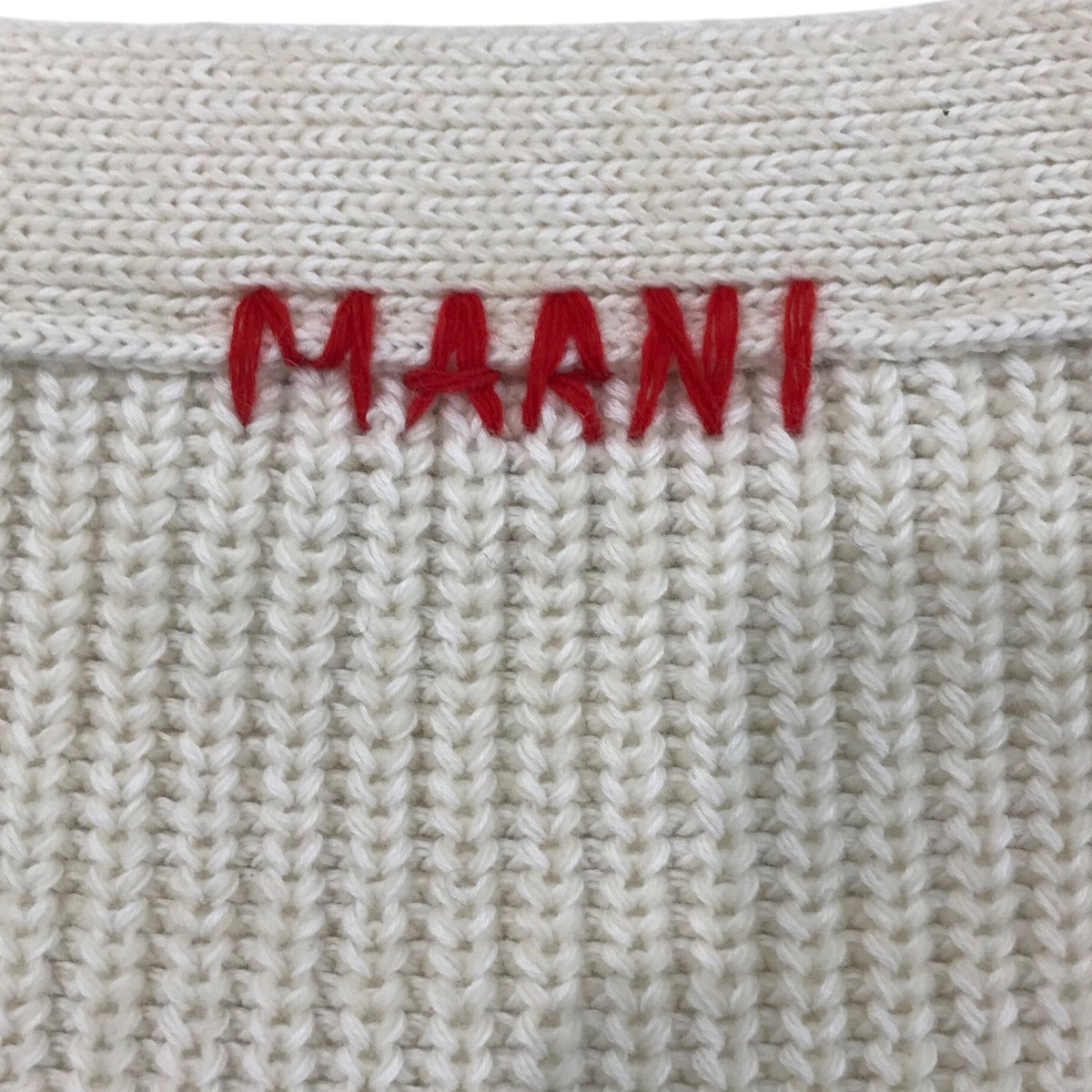 MARNI 24SSボーダー柄ボタンカーディガンCDMG0127Q0 古着・中古-8枚目のアイテム画像